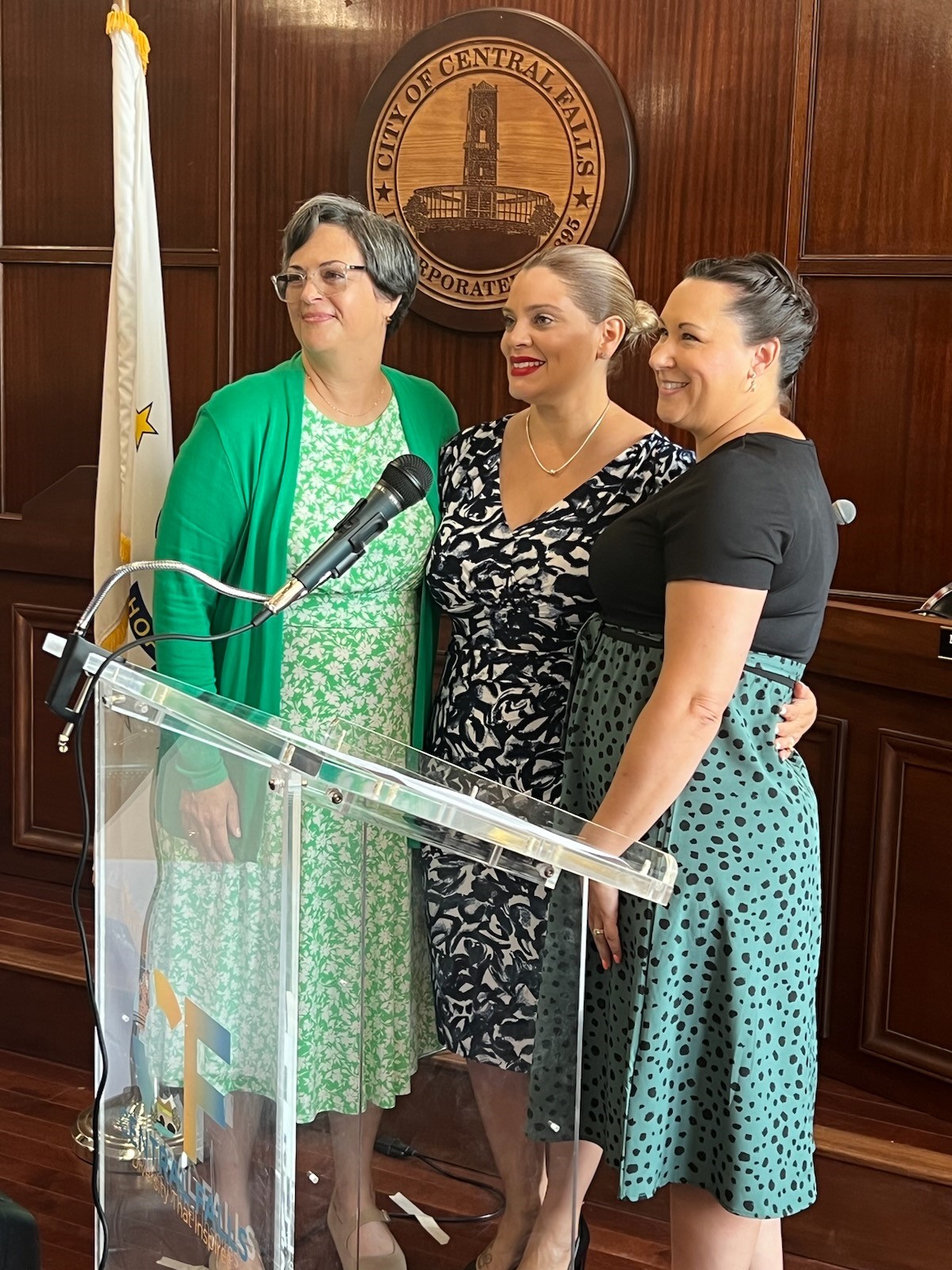 City of CF The executive order signing ceremony was recently held in Central Falls, Rhode Island, with Mayor Maria Rivera for their new Domestic Violence Task Force.